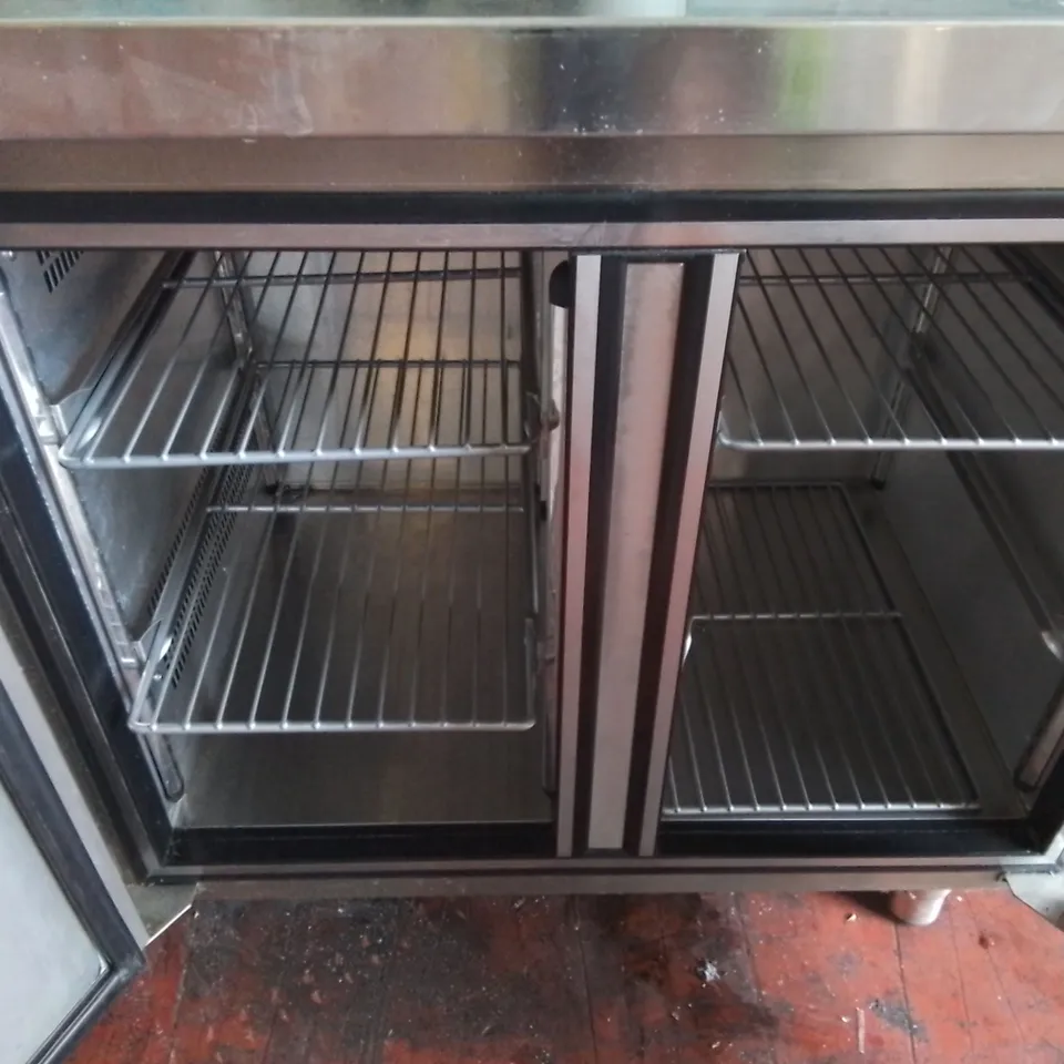 FOSTER DC1/2M COMMERCIAL STAINLESS CHILLED FOOD PREP COUNTER 