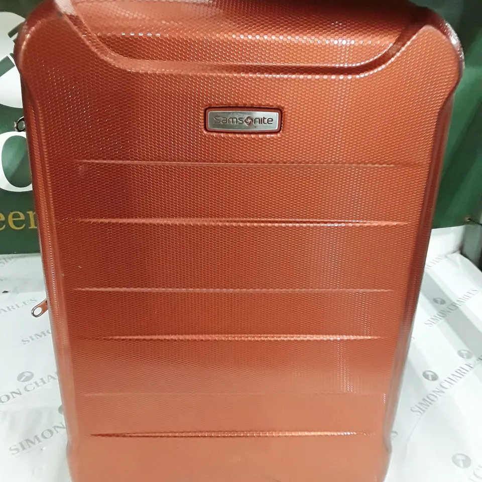 SAMSONITE ORANGE HARD SHELLED CASE