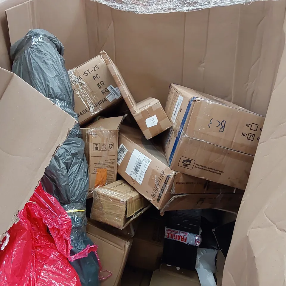 PALLET OF ASSORTED CONSUMER PRODUCTS TO INCLUDE: LED TV, AIR FRYER, MIRROR INDOOR/OUTDOOR ANTENNA ECT