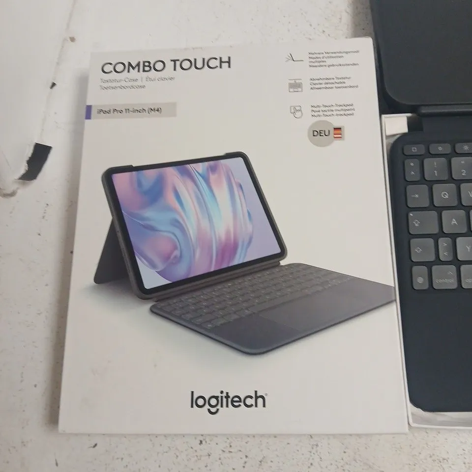 LOGITECH COMBO TOUCH KEYBOARD CASE WITH TRACKPAD FOR IPAD PRO 11-INCH (4TH GEN) – BOXED DEUTS LAYOUT