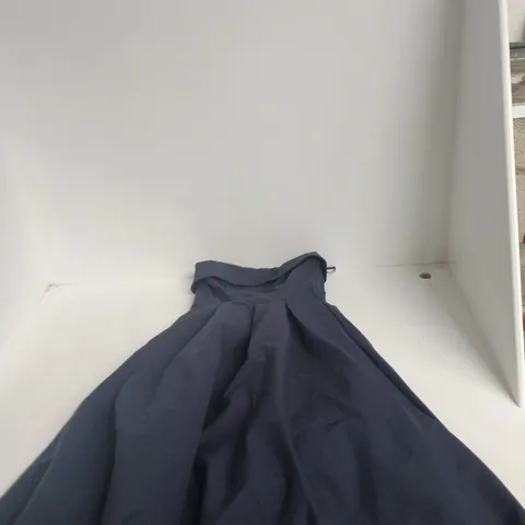 CLUB L LONDON NAVY BANDEAU SKATER MIDI DRESS – UK 6