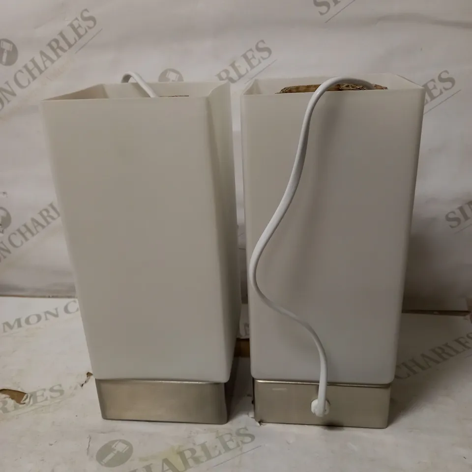 JOHN LEWIS MITCH TOUCH LAMP SET OF 2