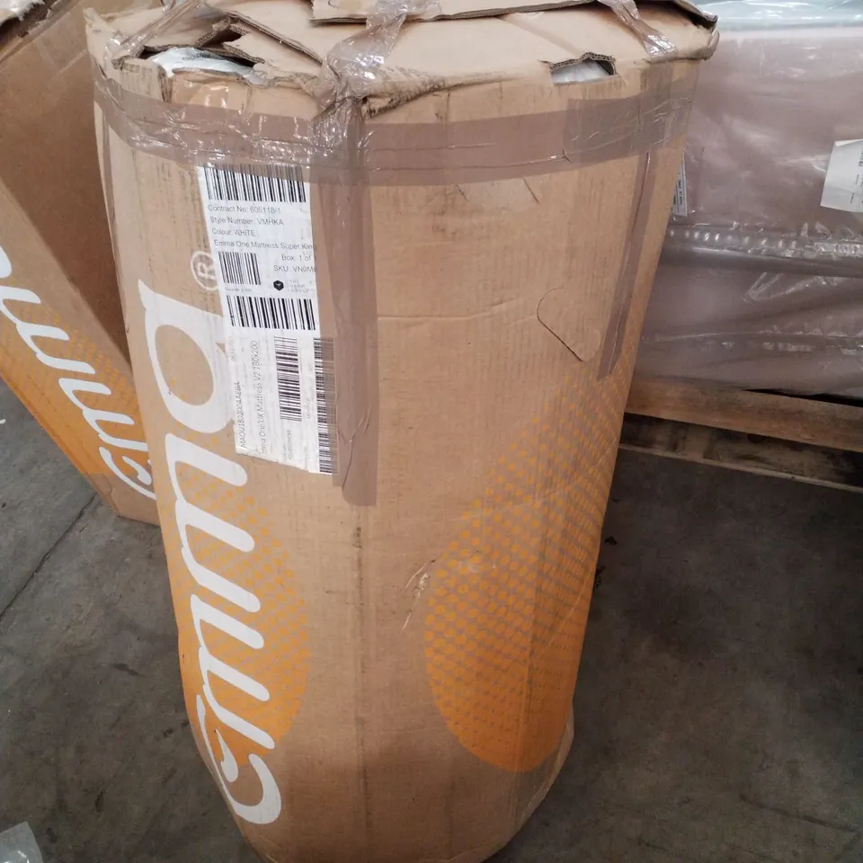 BOXED EMMA ONE MATTRESS - SUPER KING 