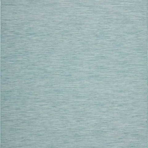 NOURISON POSITANO INDOOR-OUTDOOR AQUA 6' X 9' AREA RUG