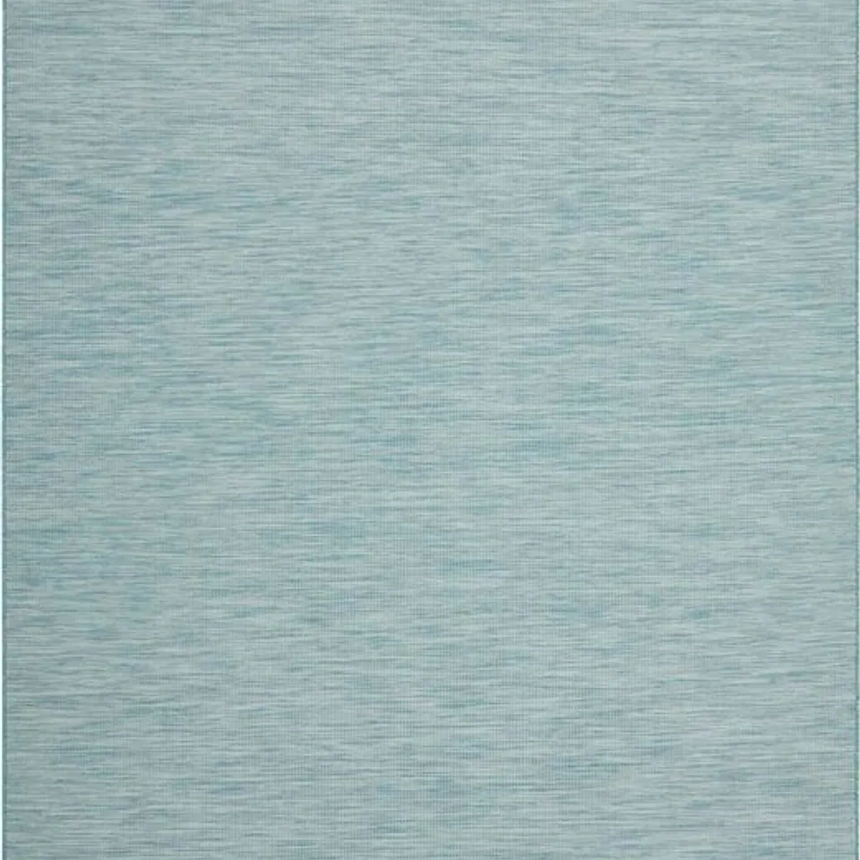 NOURISON POSITANO INDOOR-OUTDOOR AQUA 6' X 9' AREA RUG