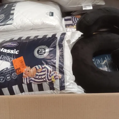 PALLET CONTAINING A LARGE QUANTITY OF MATTRESS TOPPERS, SILENT HILL PILLOWS, SIMILAR ITEMS ETC