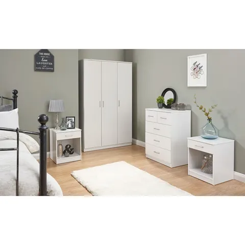 BOXED CHARENTS 4 PIECE BEDROOM SET (4 BOXES)
