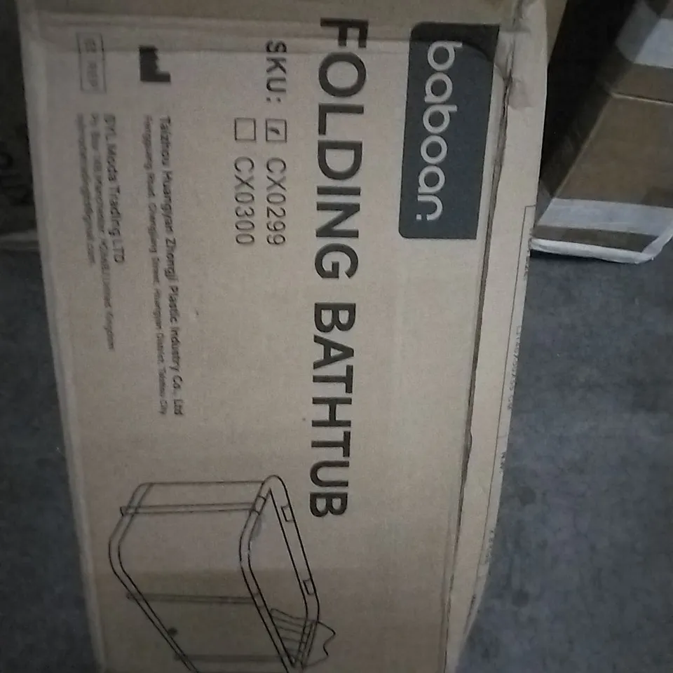 BOXED BABOAN FOLDING BATHTUB CX0299