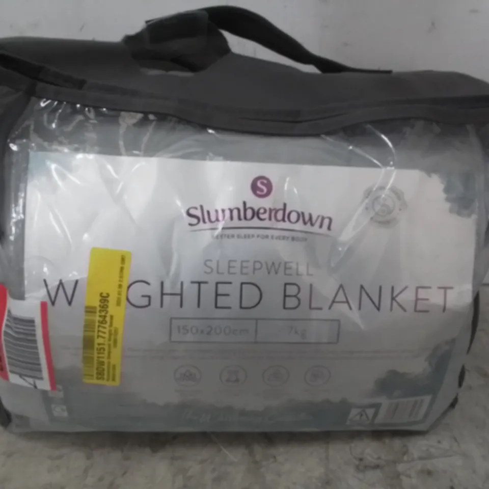 SLUMBERDOWN SLEEPWELL WEIGHT SENSATION WEIGHTED BLANKET