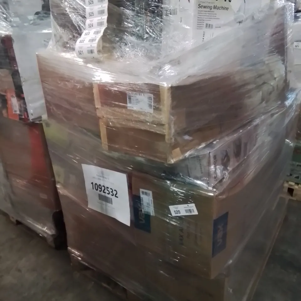 PALLET OF APPROXIMATELY 33 UNPROCESSED RAW RETURN HOUSEHOLD AND ELECTRICAL GOODS TO INCLUDE;