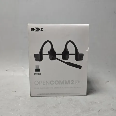 SHOKZ OPENCOMM 1 BONE CONDUCTION STEREO BLUETOOTH HEADSET