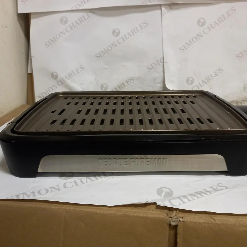 GEORGE FOREMAN SMOKELESS ELECTRIC GRILL