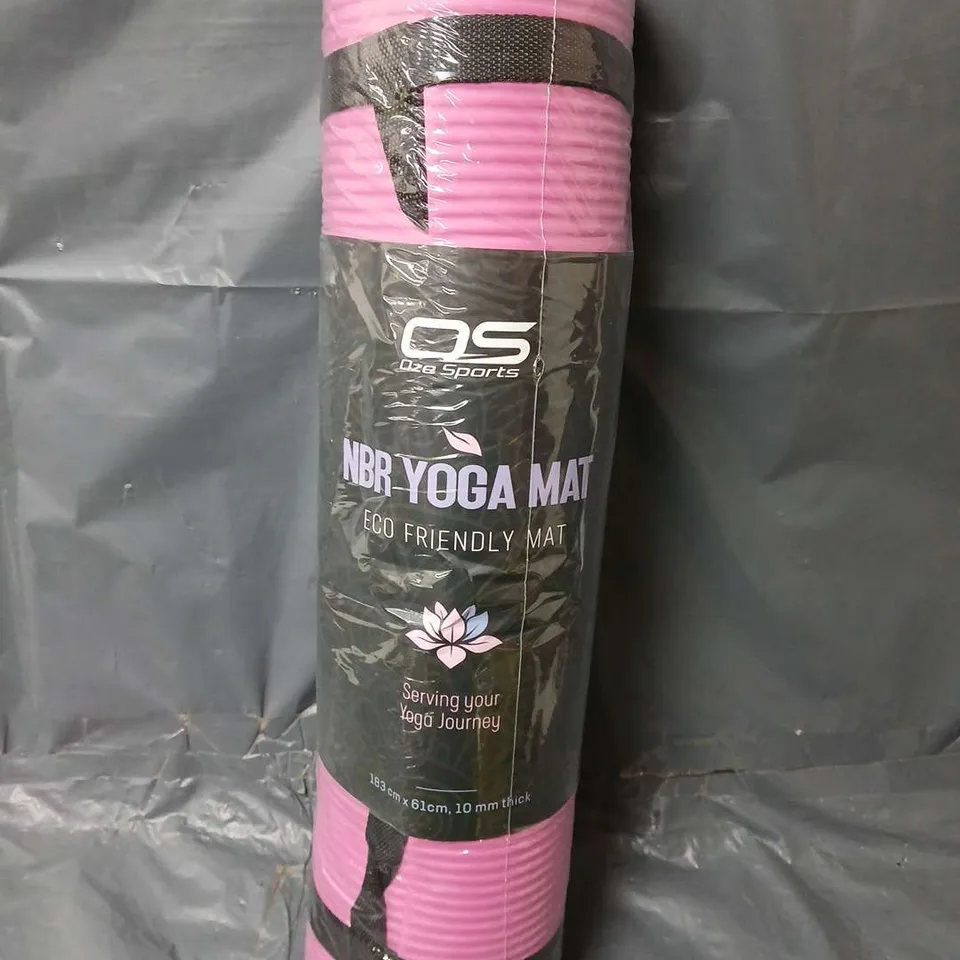 SEALED OZE SPORTS NBR YOGA MAT IN PINK (183x61cm)