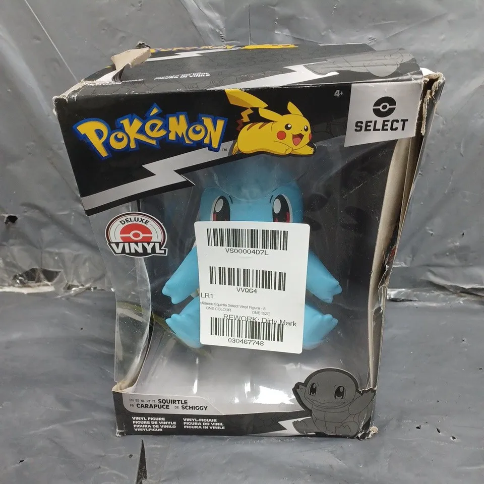 POKÉMON SQUIRTLE SELECT VINYL FIGURE - 8-INCH FIGURE MADE FROM HIGH-QUALITY VINYL RRP £20.99