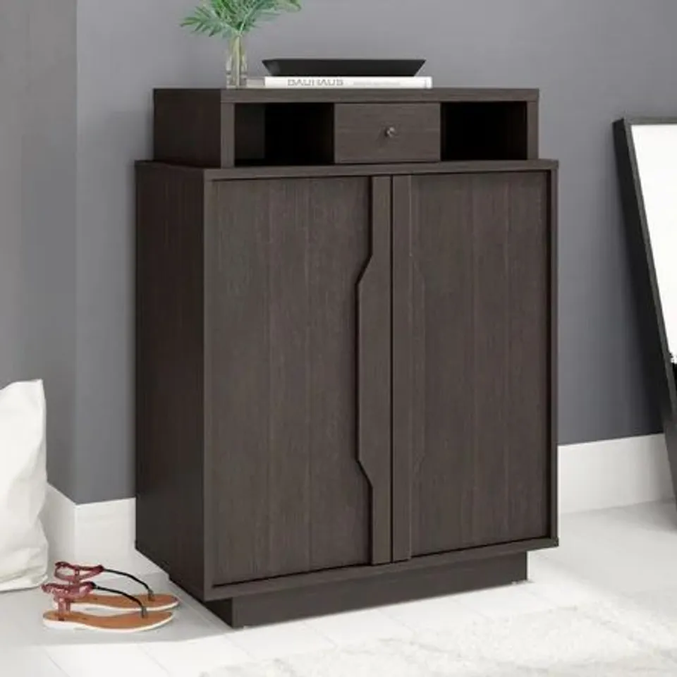 BOXED MARSHALL 15PAIR SHOE STORAGE CABINET