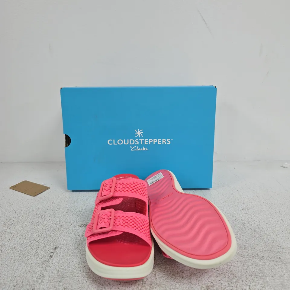 CLOUDSTEPPERS BY CLARKS DRIFT FAYE PINK SANDALS – UK 7 (EU 41) WOMEN'S