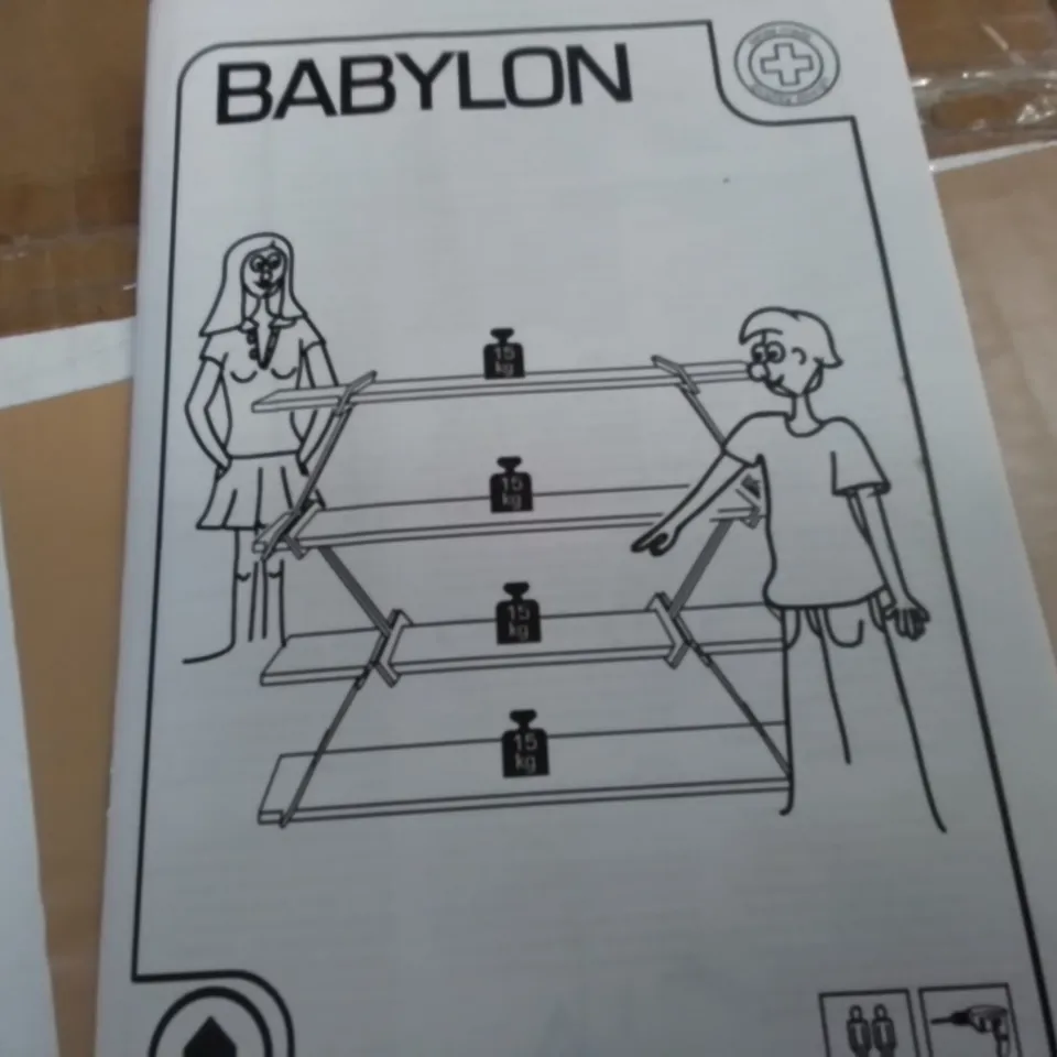 BOXED BABYLON 4 TIER SHELF