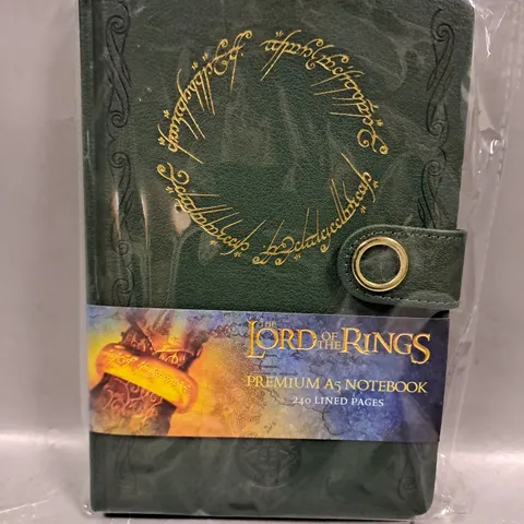 THE LORD OF THE RINGS A5 NOTEBOOK GREEN