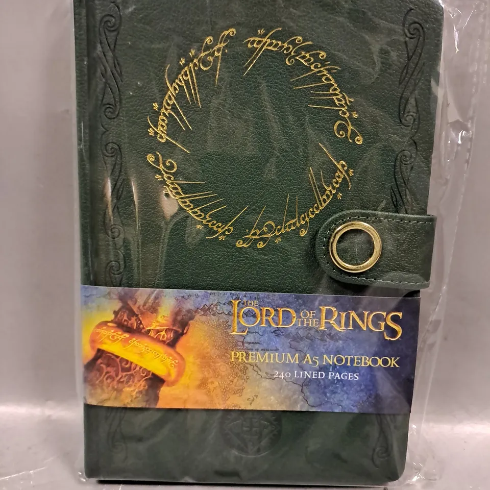 THE LORD OF THE RINGS A5 NOTEBOOK GREEN