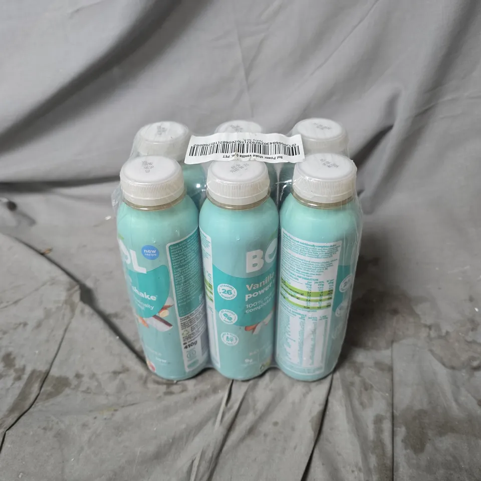 6 X BOL VANILLA POWER SHAKE 410G