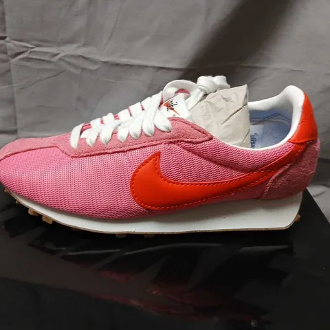 NIKE LD-1000 WOMEN’S RUNNING SHOES – PINK/ORANGE SWOOSH, UK 5.5 (US 7) 