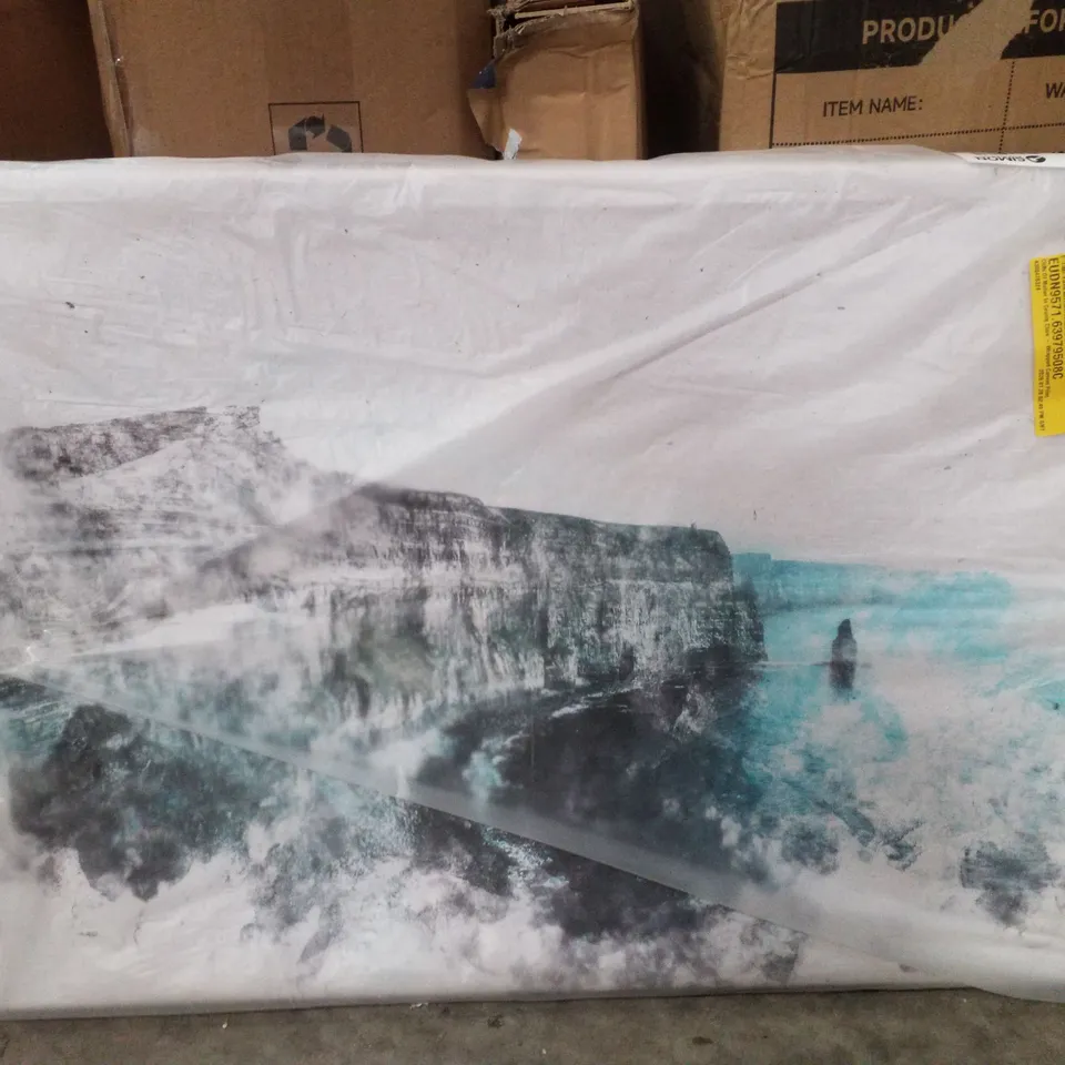 BAGGED CLIFFS IF MOHER IN COUNTY CLARE - WRAPPED CANVAS PRINT