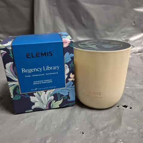 BOXED ELEMIS REGENCY LIBRARY SCENTED CANDLE