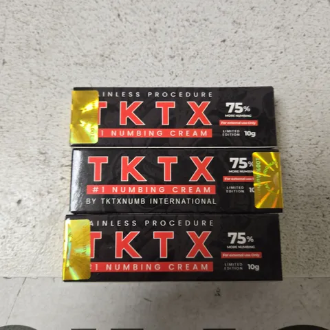 TKTX NUMBING CREAM 10G – LIMITED EDITION – PACK OF 3