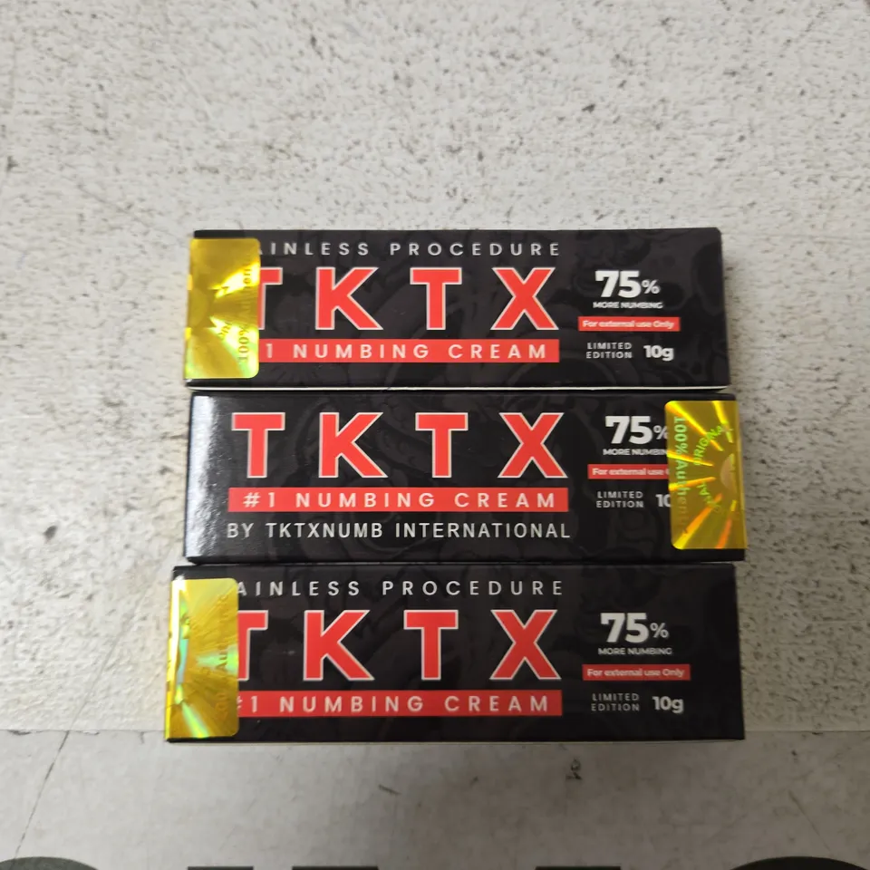 TKTX NUMBING CREAM 10G – LIMITED EDITION – PACK OF 3