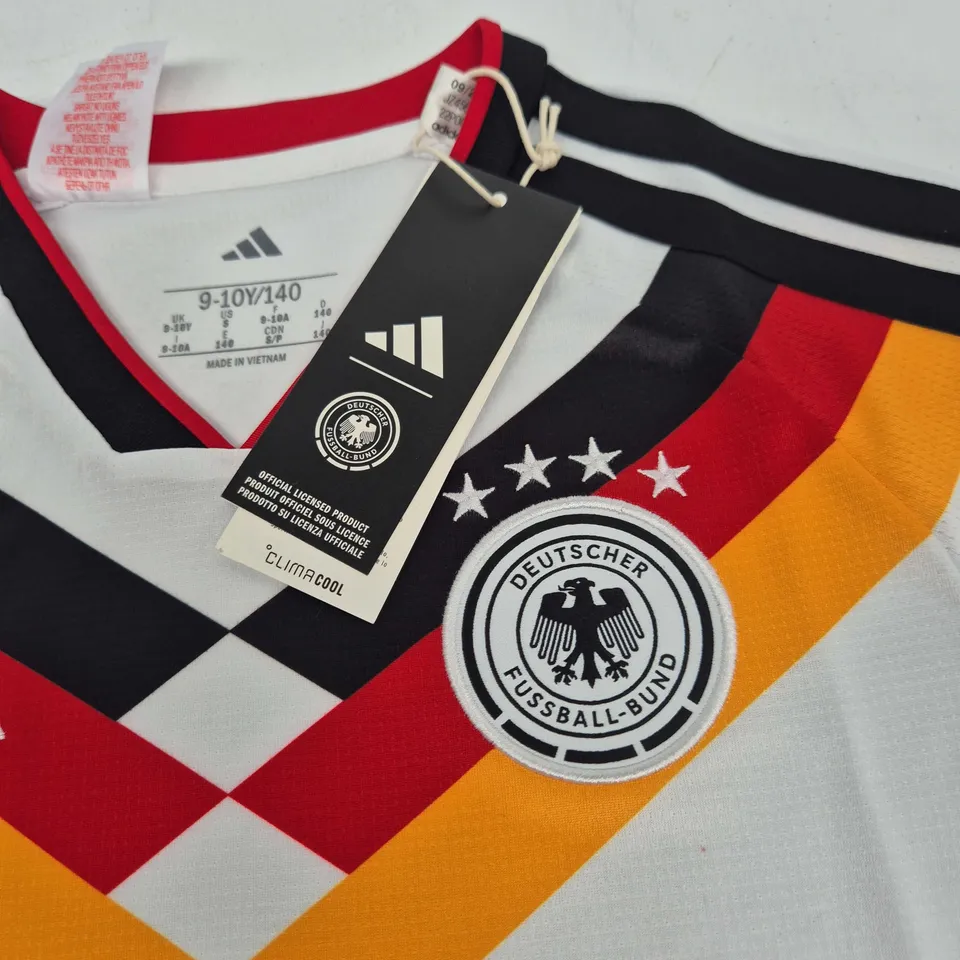 ADIDAS GERMANY 2026 HOME JERSEY - 9-10Y