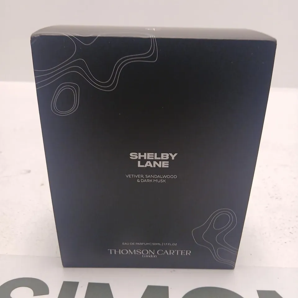 BOXED SHELBY LANE THOMSON AND CARTER LONDON EAU DE PARFUM 50ML