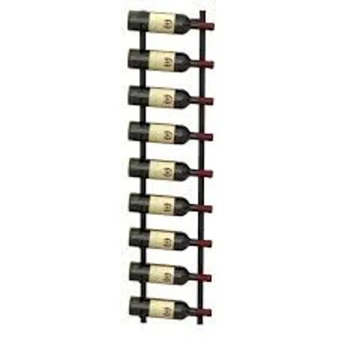 BOXED COSTWAY WALL MOUNTED METAL WINE RACK ORGANIZER FOR LIQUOR AND CHAMPAGNE - M