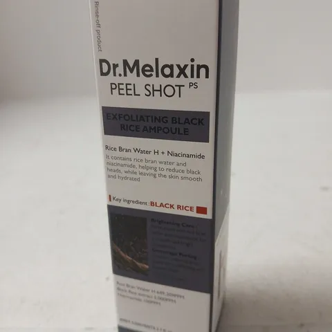 SEALED DR.MELAXIN PEEL SHOT EXFOLIATING BLACK RICE AMPOULE 80ML