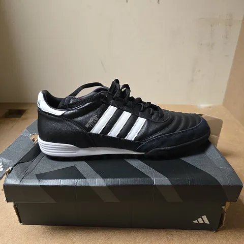 Adidas Mundial Team TF Football Boots β Black/White, UK 12.5