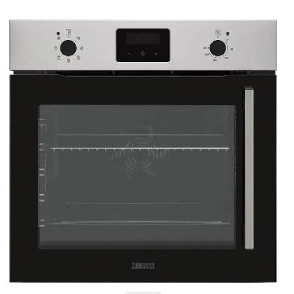 ZANUSSI ZOCNX3XL BUILT IN ELECTRIC SINGLE OVEN - STAINLESS STEEL - A RATED