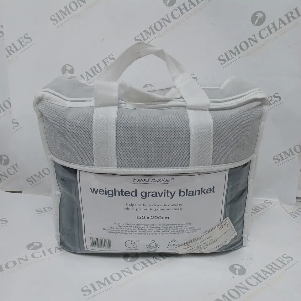 EMMA BARCLAY WEIGHTED GRAVITY BLANKET - 150 X 200CM 6.8KG