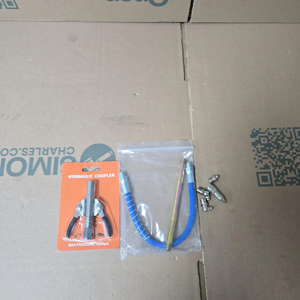 HYDRAULIC COUPLER KIT WITH HOSE AND FITTINGS 