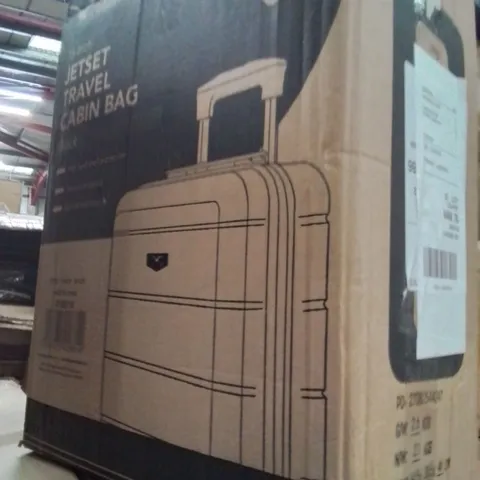 BOXED LUGG 15INCH JETSET TRAVEL CABIN BAG BLACK