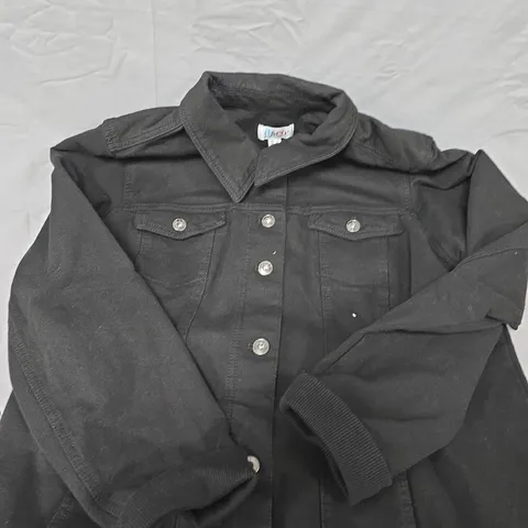 D&CO DENIM COMPANY BLACK DENIM JACKET - SIZE L