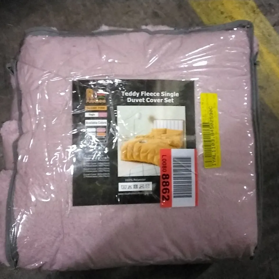 GLADYSE COTTON DUVET SET COLOUR: PINK SIZE: SINGLE