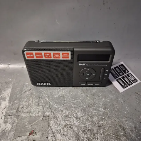 BOXED AIWA DIGITAL PORTABLE DAB RADIO