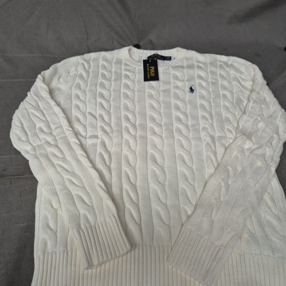 POLO RALPH LAUREN KNITTED SWEATER SIZE M 