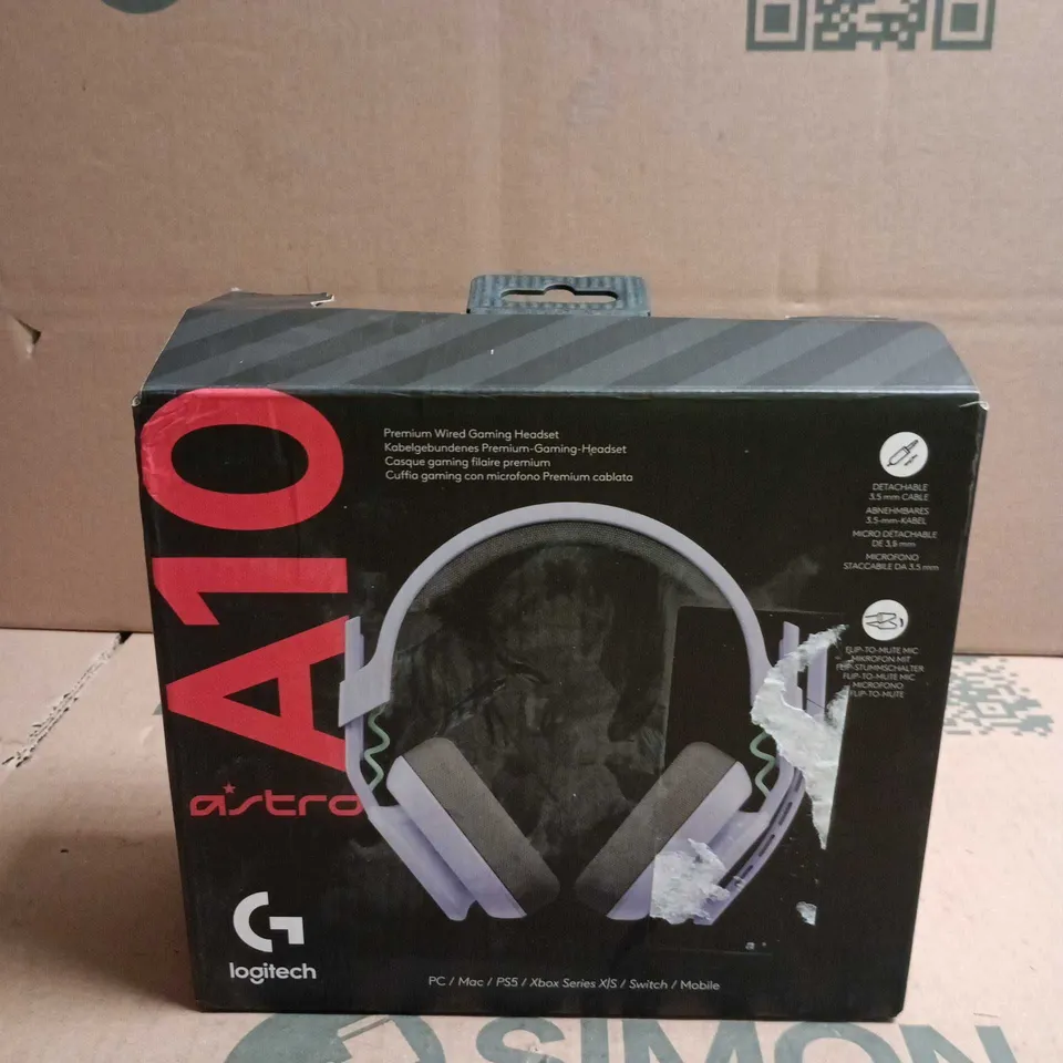 ASTRO A10 PREMIUM WIRED GAMING HEADSET