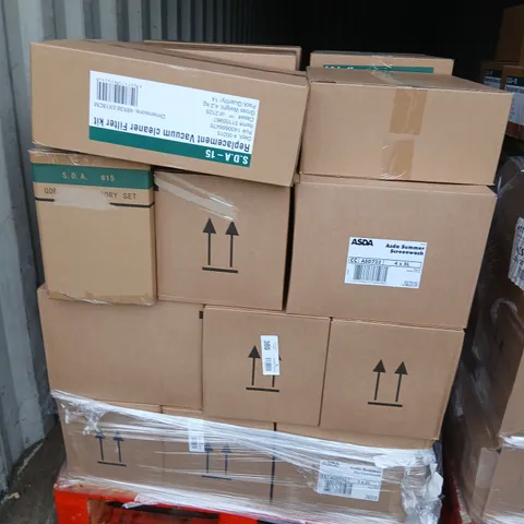 PALLET OF ASSORTED PRODUCTS TO INCLUDE; SUMMER SCREEN WASH, GOBLIN ACCESSORY SETS AND REPLACEMENT FILTER KITS