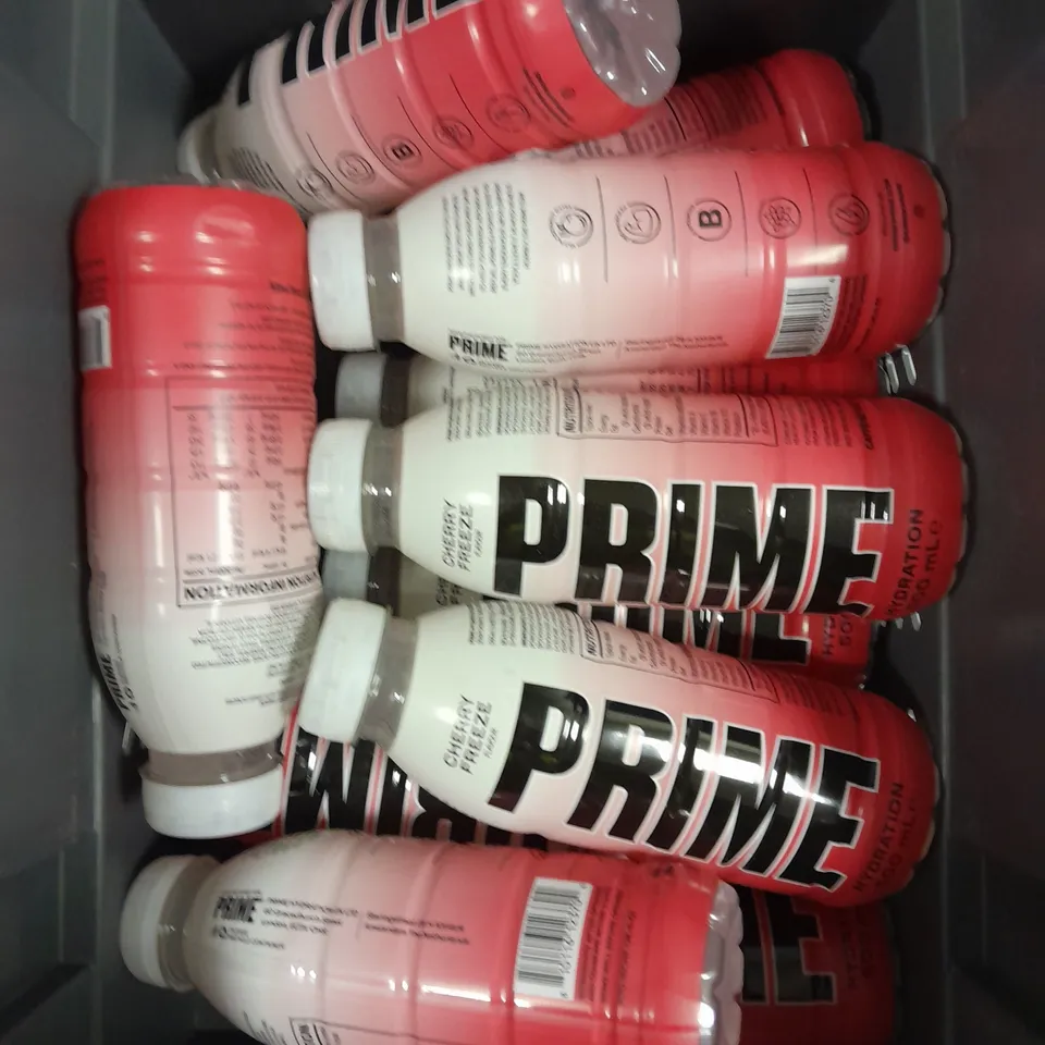 11 X PRIME 500ML HYDRATION DRINKS - CHERRY FREEZE - COLLECTION ONLY 