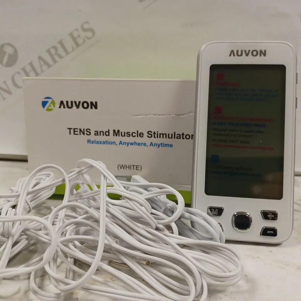 BOXED AUVON TENS AND MUSCLE STIMULATOR 