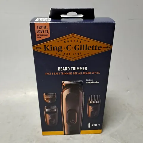 BOXED KING C GILLETTE BEARD TRIMMER