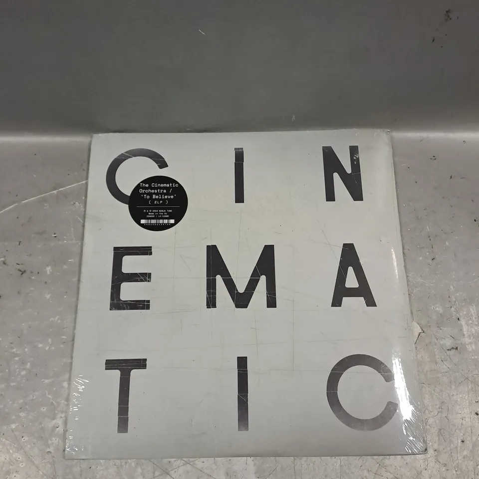 SEALED THE CINEMATIC ORCHESTRA TO BELIEVE VINYL