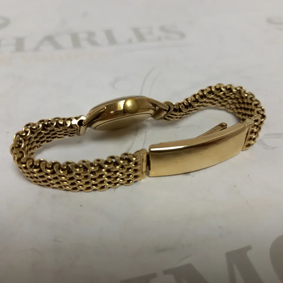 OMEGA STYLE PETITE BRACELET STRAP WATCH