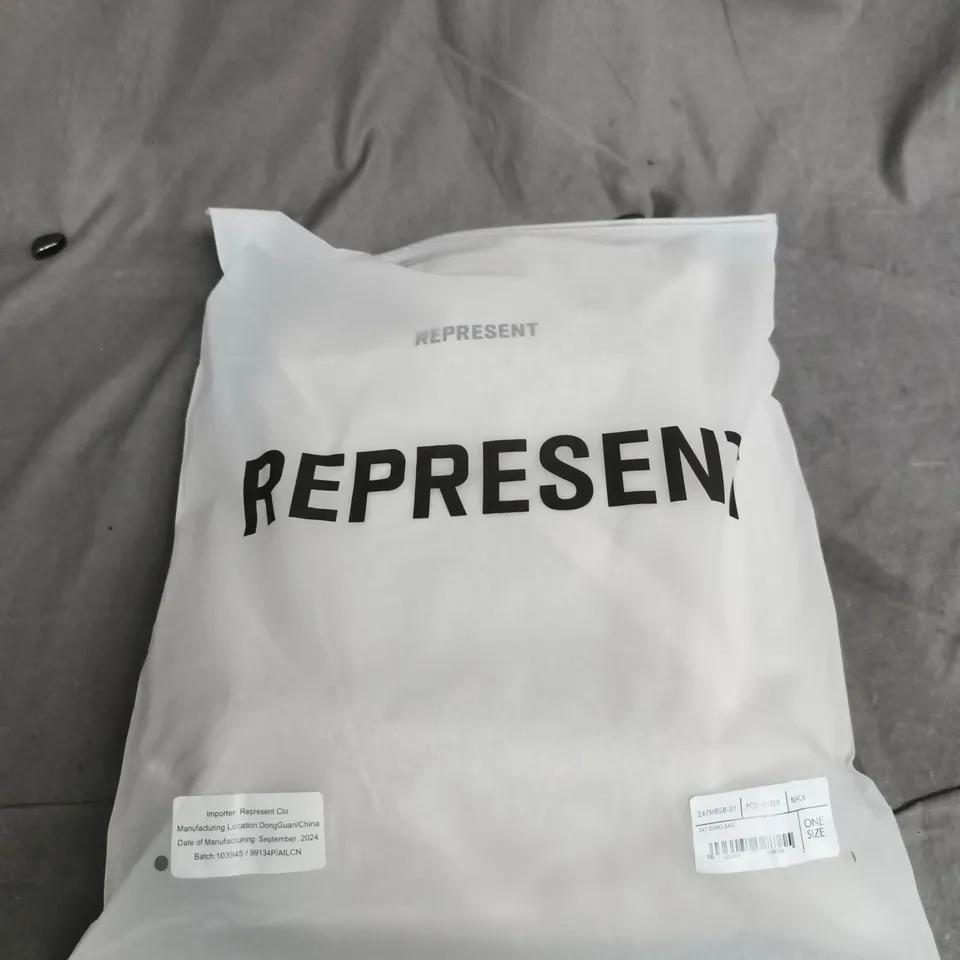 REPRESENT SLING BAG – BLACK – ONE SIZE